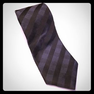 DKNY 100% Silk Striped Tie